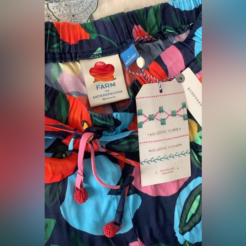 Farm Rio fruit print pants large - Picture 5 of 5